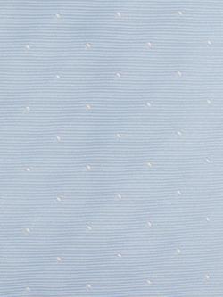 Reiss Liam Silk Blend Textured Tie, Light Blue - view 2, Light Blue