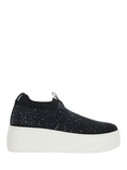 Dune London Elements Embellished Flatform Sock Trainers, Black