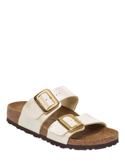 Birkenstock Sydney Birko-Flor Sandals, Pearl White, Pearl White