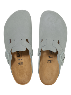 Birkenstock Boston Suede Narrow Fit Clogs - view 2, Sage