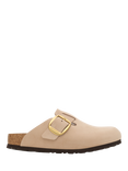 Birkenstock Boston Nubuck Big Buckle Clogs, Sandcastle