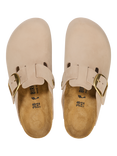 Birkenstock Boston Nubuck Big Buckle Clogs, Sandcastle
