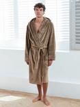 Chelsea Peers Fleece Dressing Gown, Sage