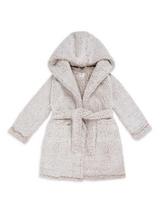 Chelsea Peers Kids' Teddy Fleece Dressing Gown, Brown