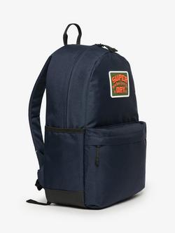 Superdry Patched Montana Backpack - view 2, Navy