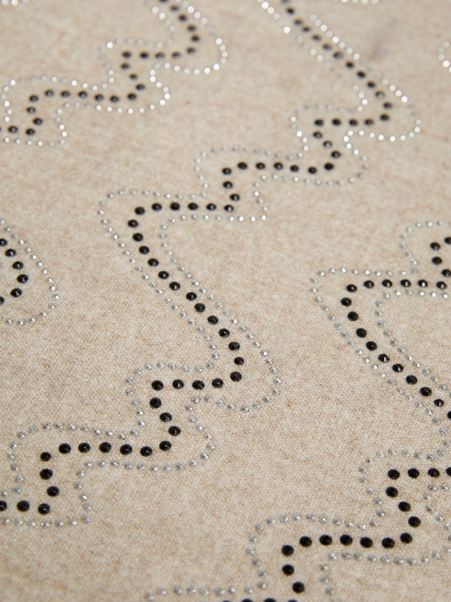 Product image 2 of 3, which shows James Lakeland Crystal Wave Scarf, Beige