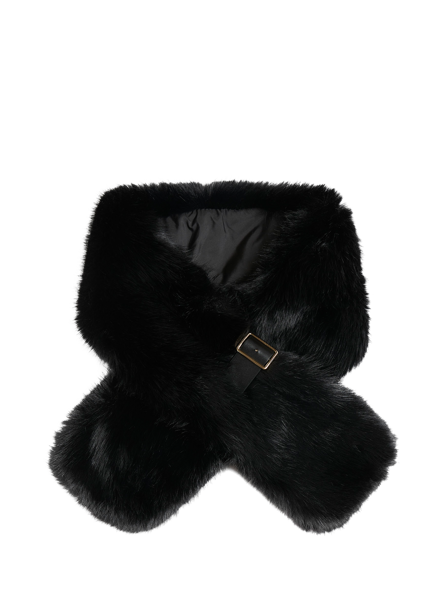 Product image 1 of 3, which shows James Lakeland Faux Fur Collar, Black