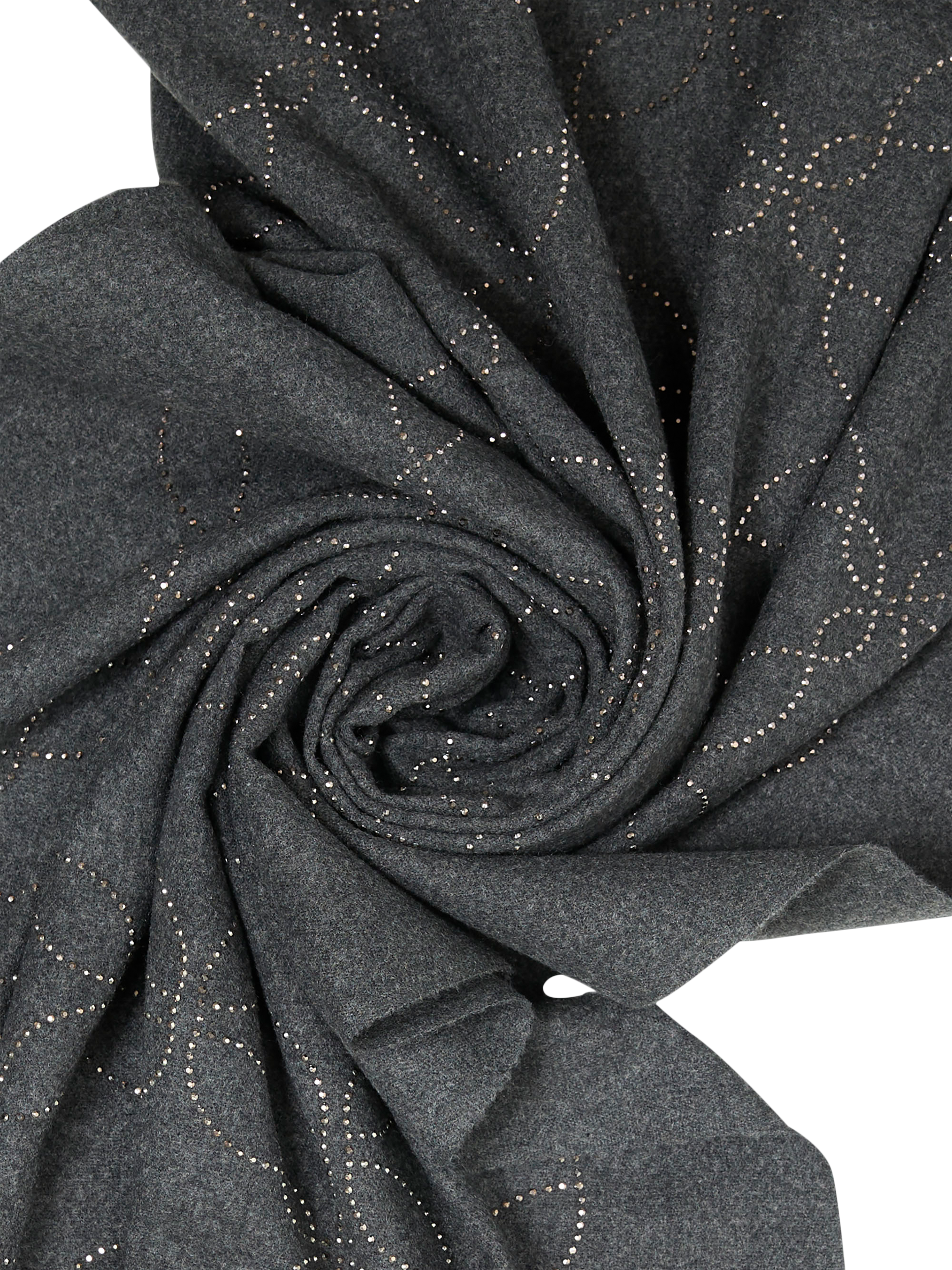 Product image 3 of 3, which shows James Lakeland Mandala Scarf, Charcoal