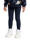Lindex Kids' Biker Style Leggings, Dark Navy