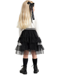 Lindex Kids' Long Tulle Skirt, Black