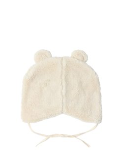Lindex Baby Bear 3D Ears Hat, Light Beige - view 2, Light Beige