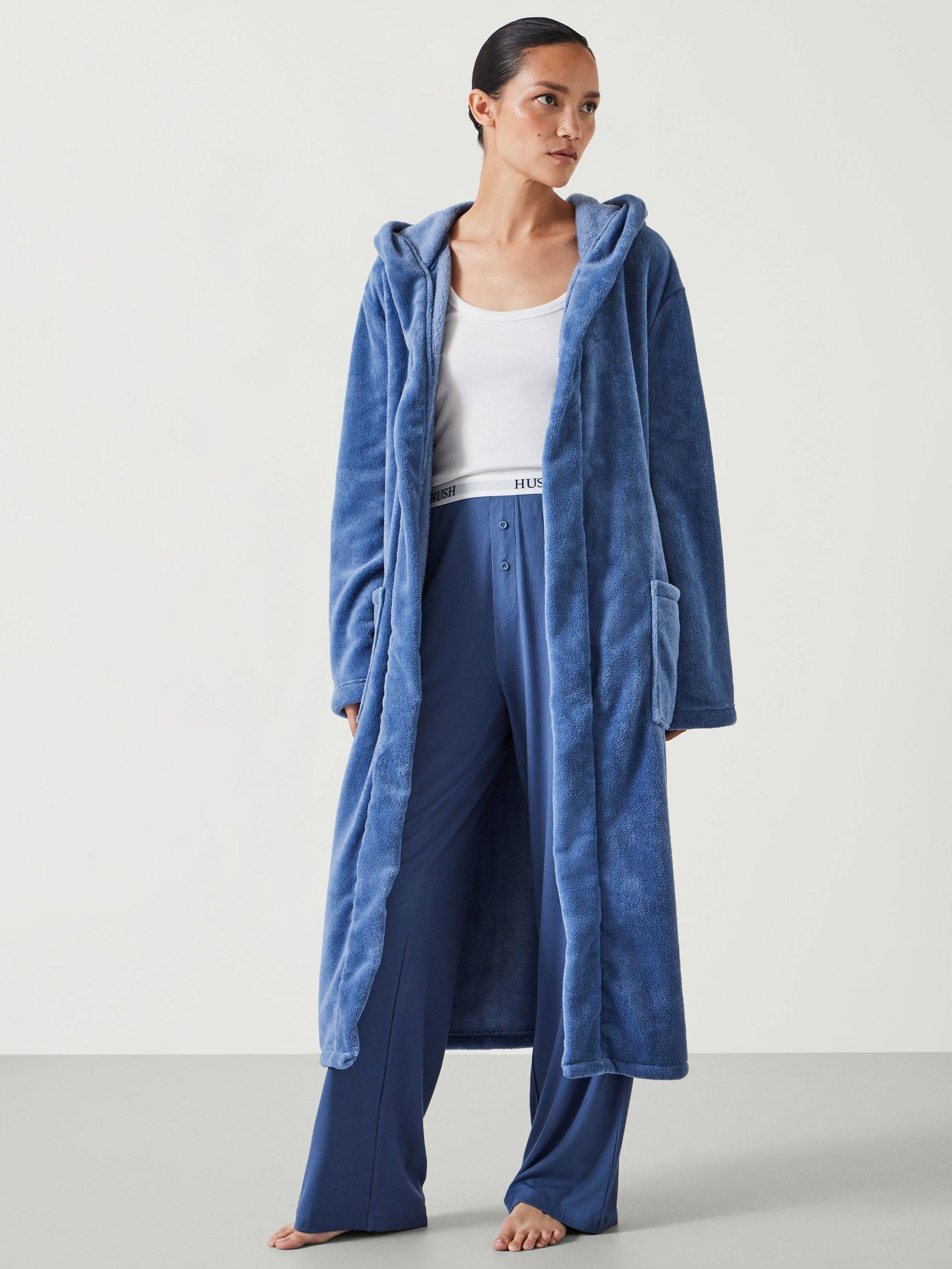 HUSH Fluffy Hooded Dressing Gown