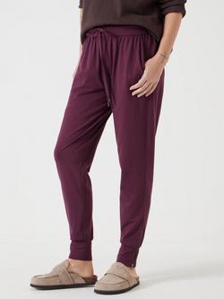HUSH Amie Joggers, Wine Red