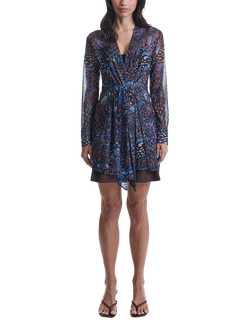 James Lakeland Sheer Printed Cardigan, Multi, Multi