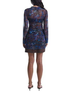 James Lakeland Sheer Printed Cardigan, Multi - view 2, Multi