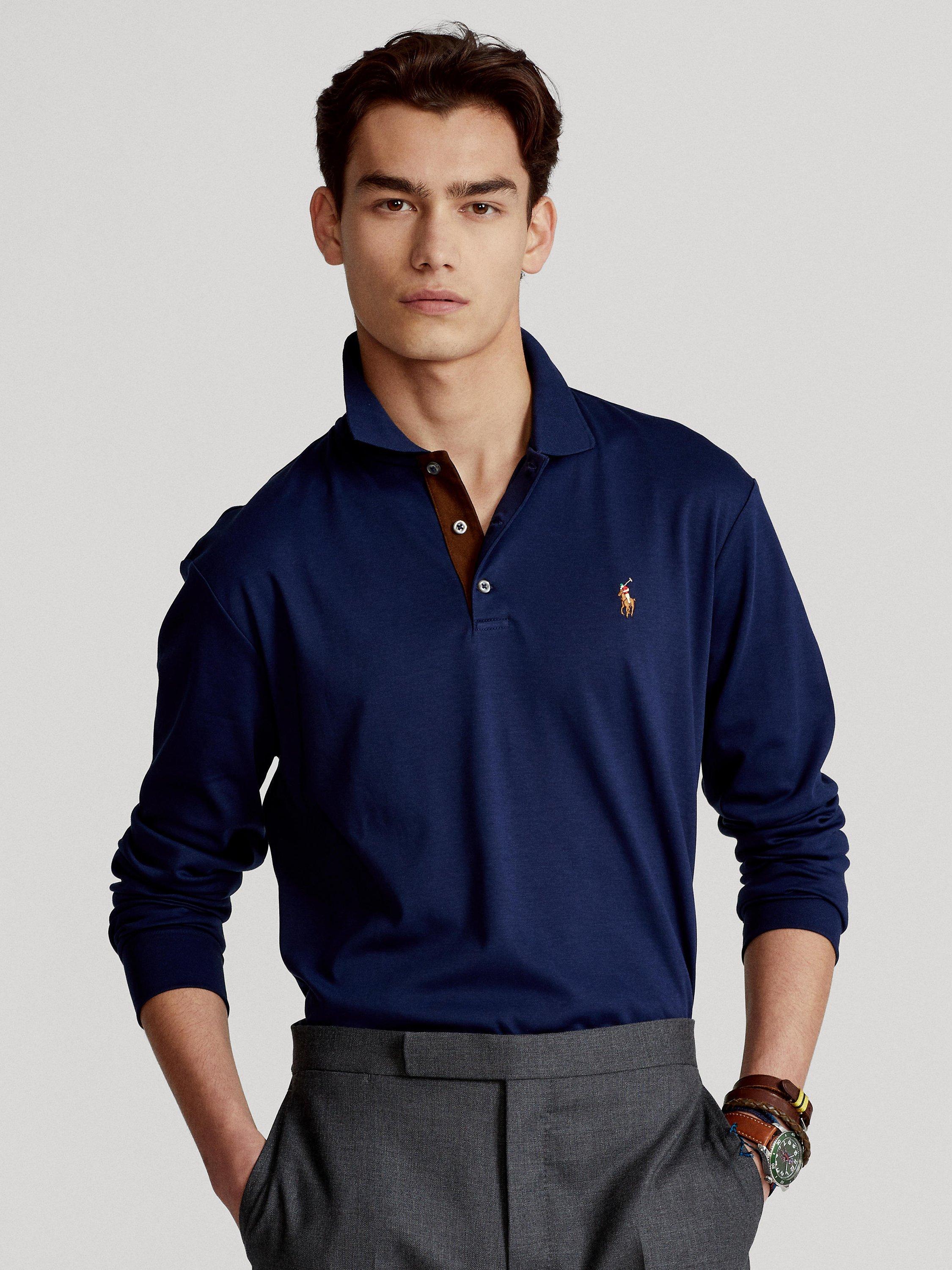 Polo ralph lauren slim fit long sleeve online