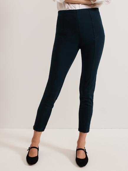 Phase Eight Amina Skinny Trousers, Green, Black
