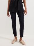 Phase Eight Amina Side Zip Trousers, Indigo