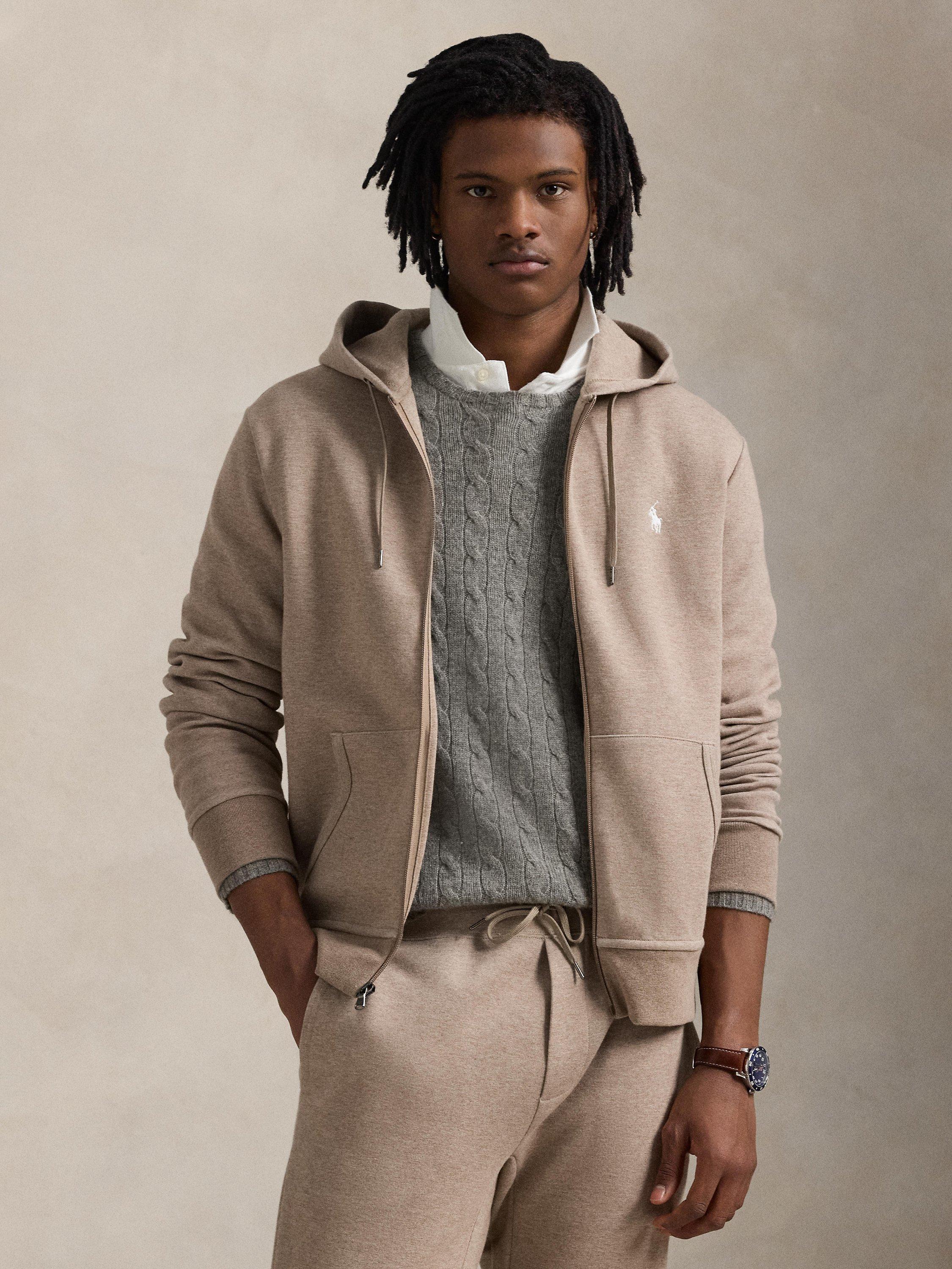 Ralph Lauren Cotton Blend Hoodie Adirondack Heather