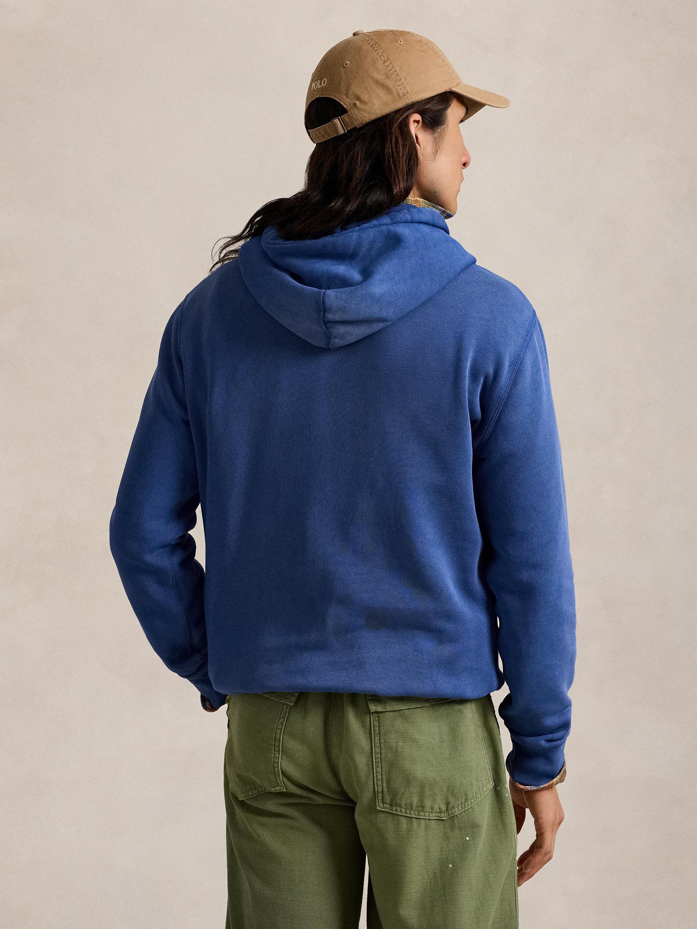 Product image 2 of 5, which shows Polo Ralph Lauren Polo Bear Cotton Blend Hoodie, Blue, S
