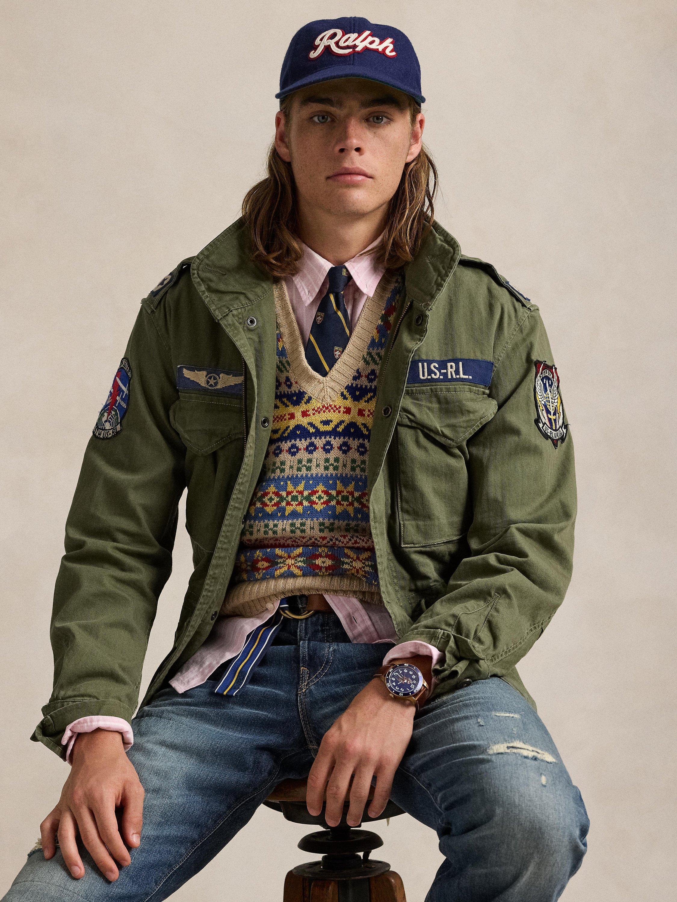 Military blazer ralph lauren online