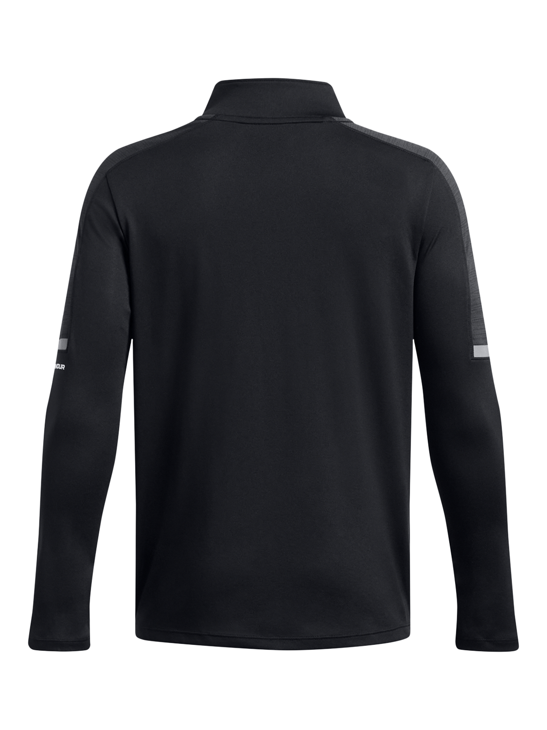Product image 2 of 2, which shows Under Armour Kids' Tech  Utility Quarter-Zip Sweatshirt, Black, S