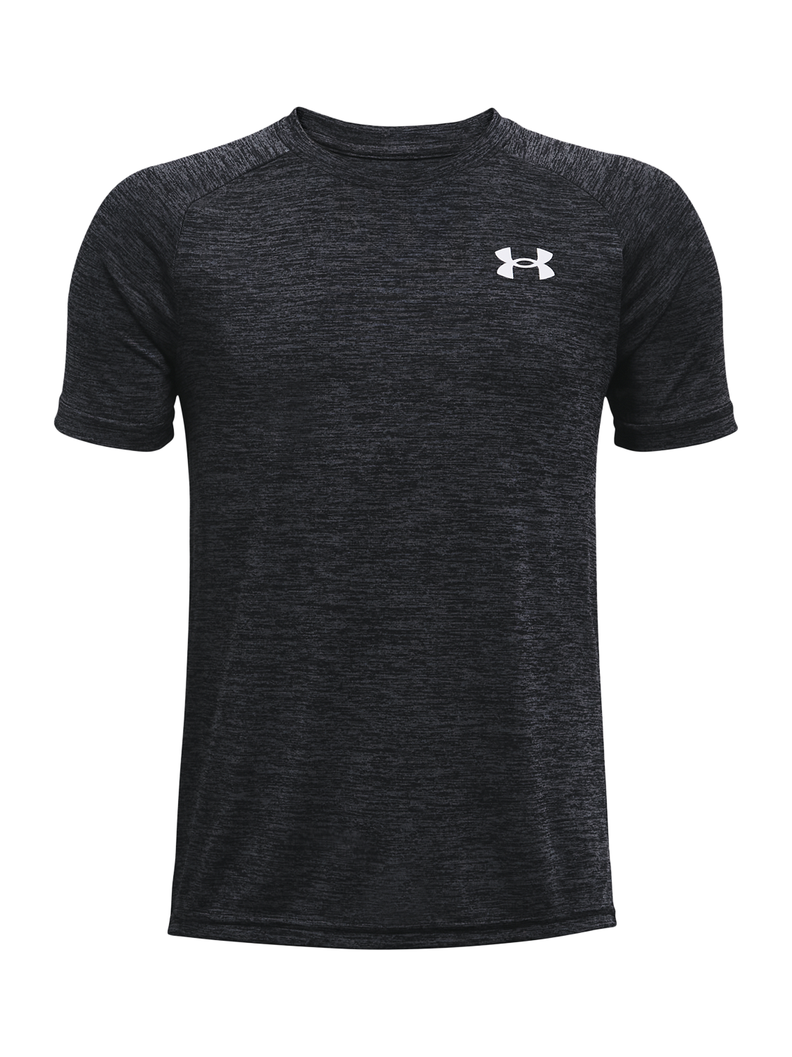 Product image 1 of 2, which shows Under Armour Kids' Tech 2.0 T-Shirt, Black, S