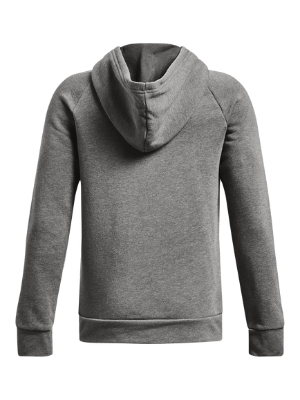 Under Armour Kids' Rival Fleece Hoodie, Castlerock - view 2, Castlerock