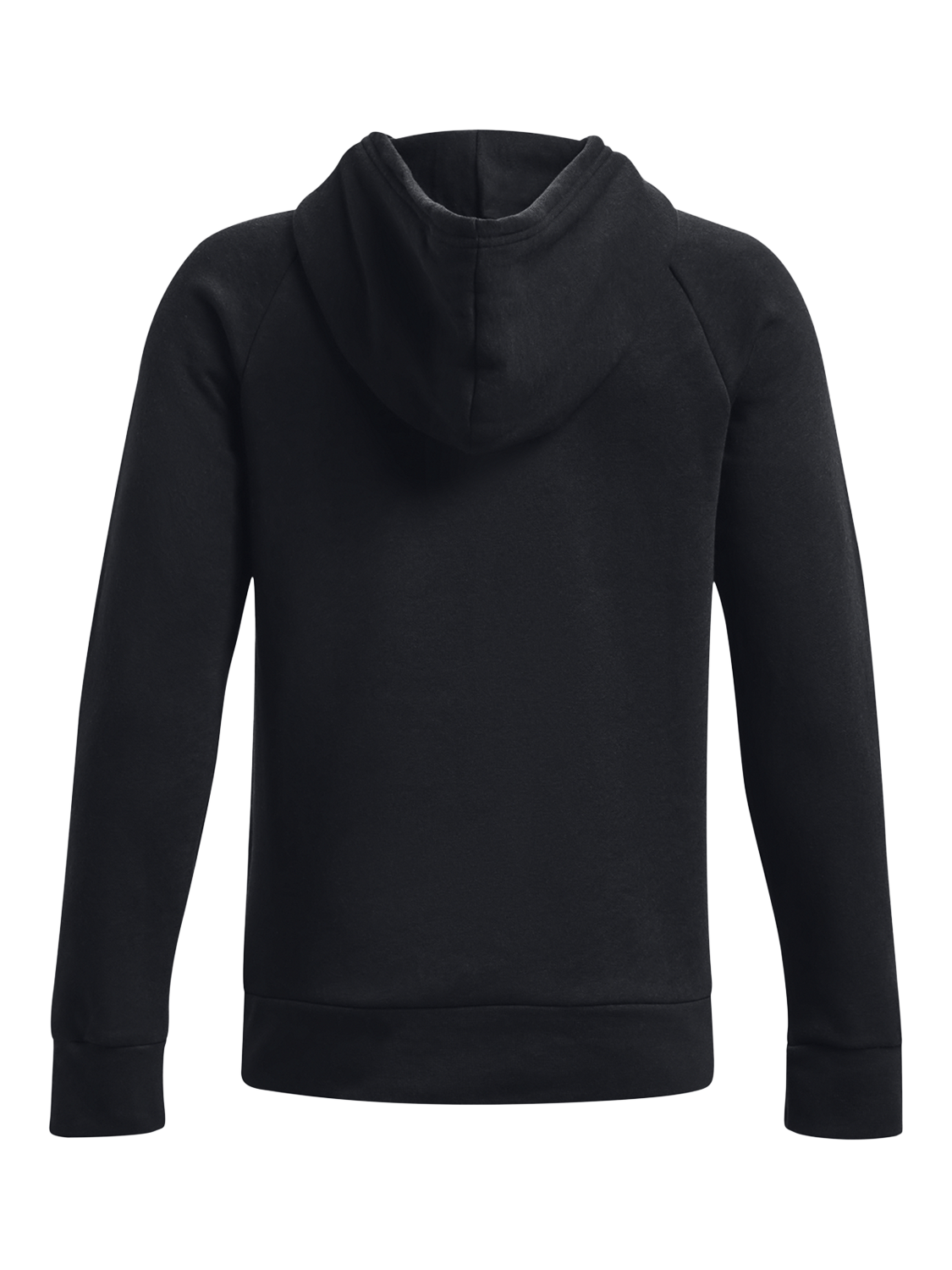 Product image 2 of 2, which shows Under Armour Kids' Rival Fleece Hoodie, Black, S