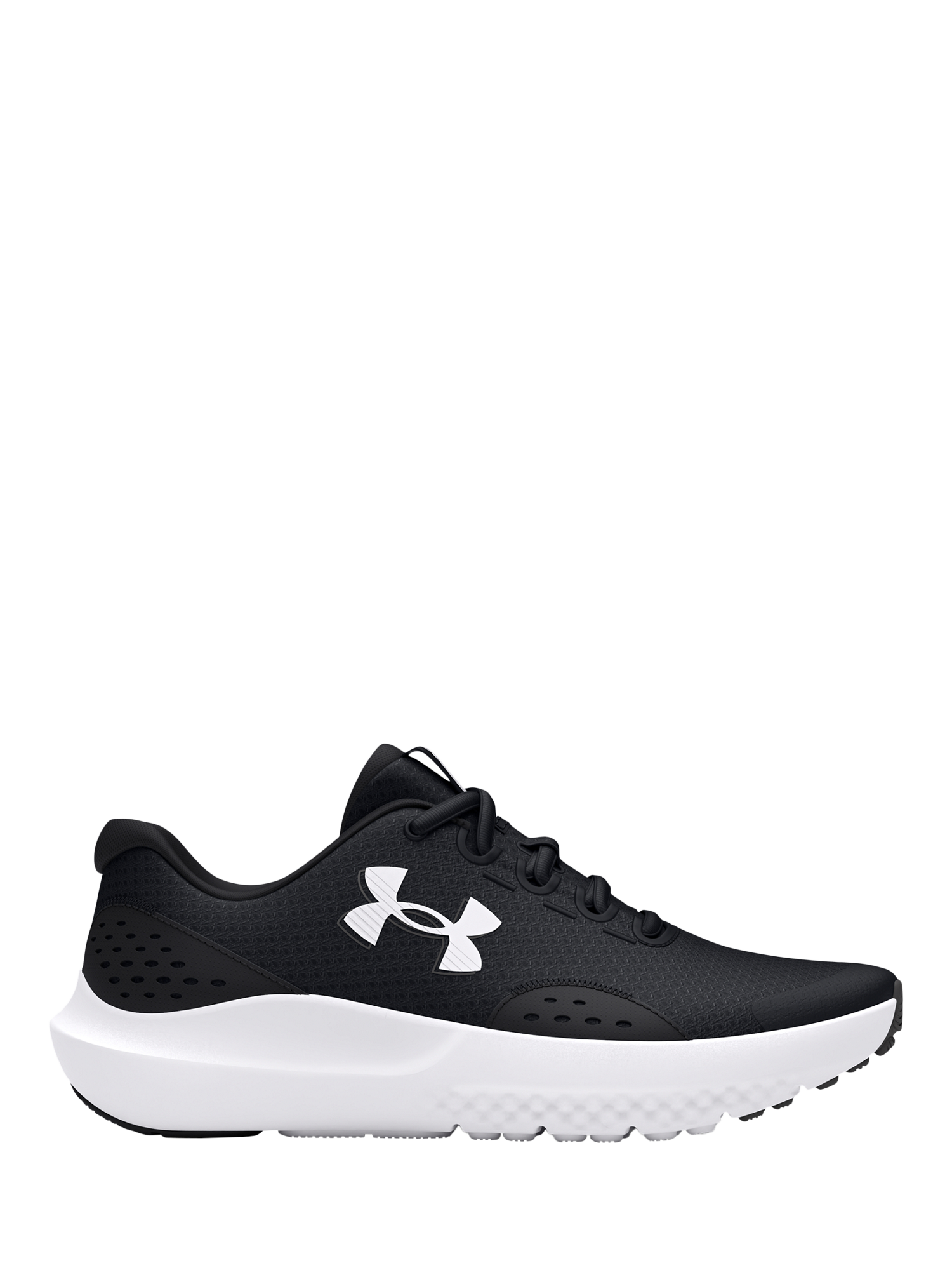 Under Armour Kids' BGS Surge 4 Trainers, Black/White