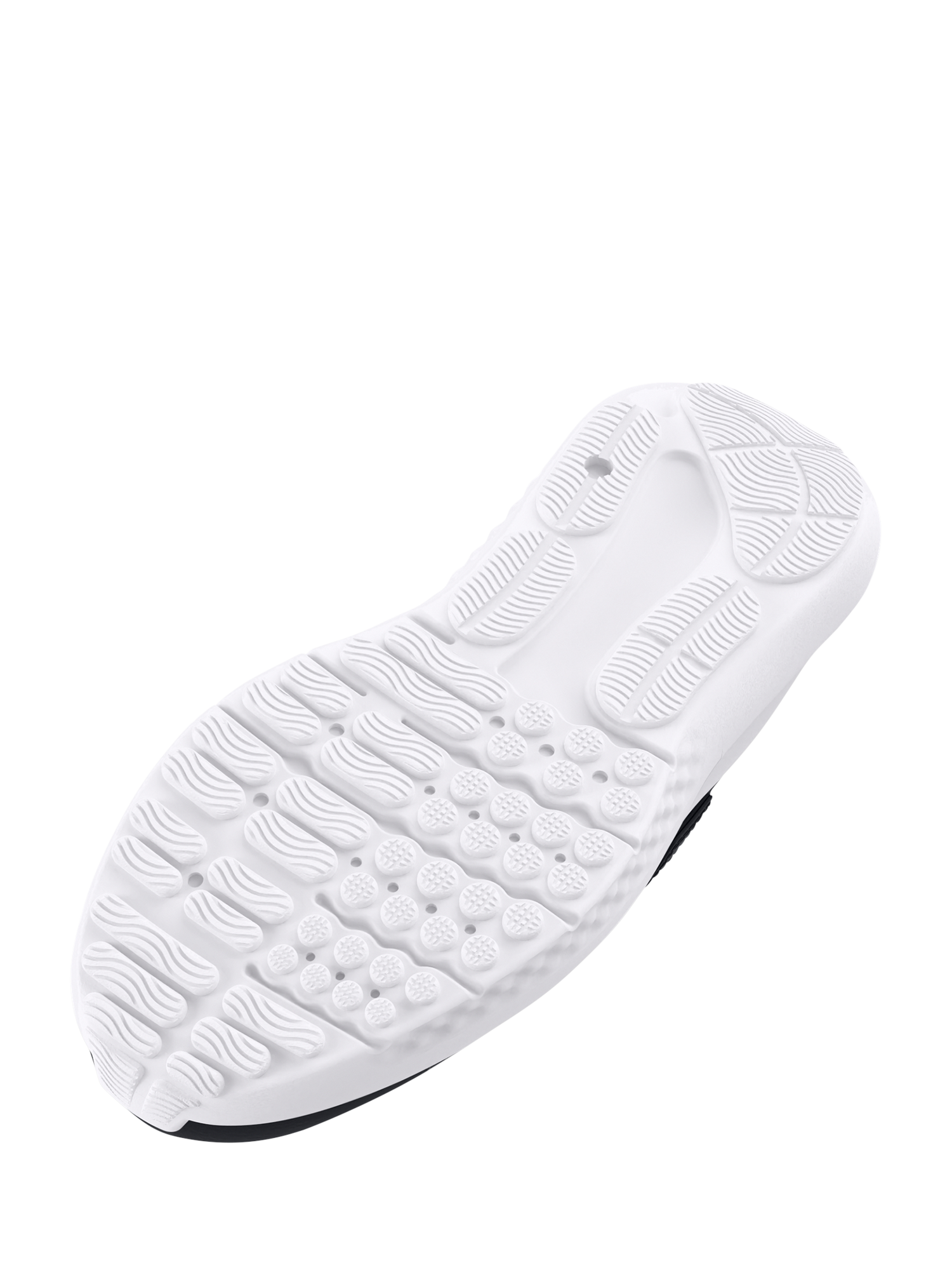 Product image 3 of 5, which shows Under Armour Kids' BPS Surge 4 AC Trainers, Black/White, 10 Jnr