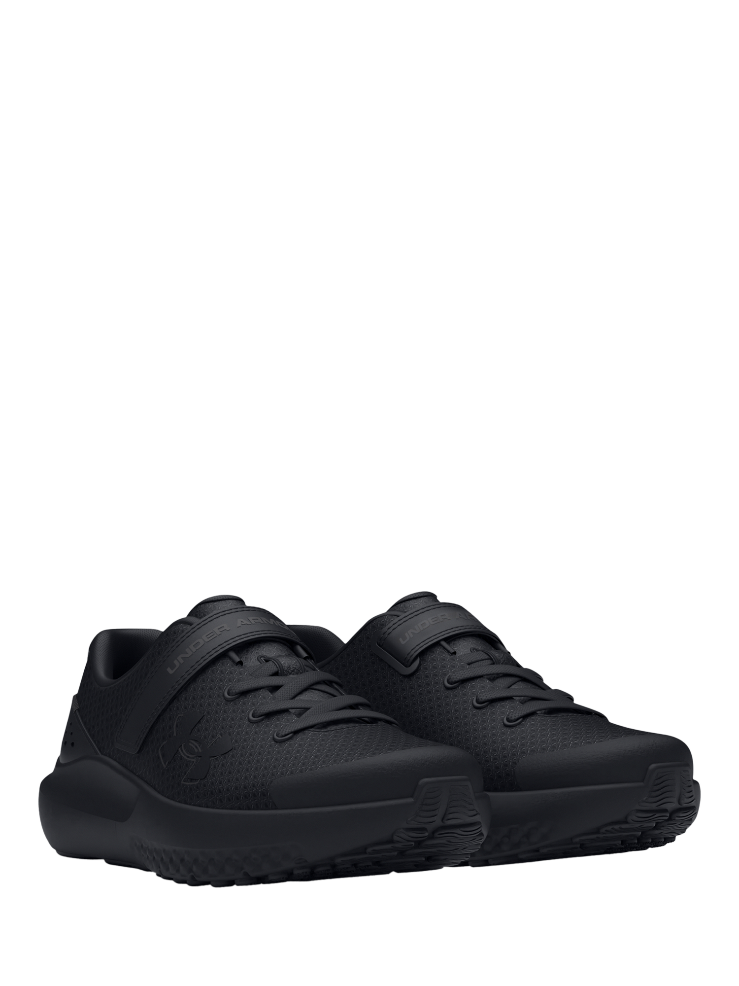 Product image 2 of 5, which shows Under Armour Kids' BPS Surge 4 AC Trainers, Black, 10 Jnr