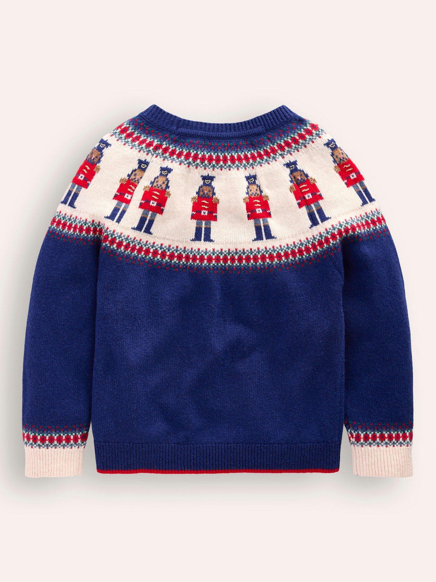 Mini boden fair isle sweater best sale