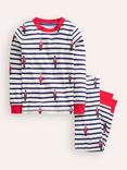 Mini Boden Kids' Snug Long John Pyjamas, Multi