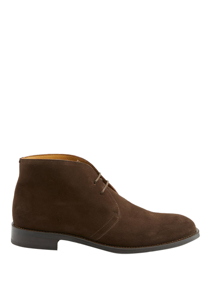 Jones Bootmaker Campbell Suede Desert Boots, Brown Suede