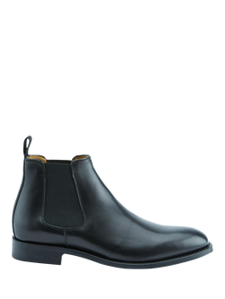 Jones Bootmaker Cheltenham Suede Chelsea Boots, Black