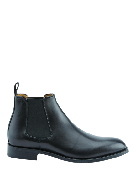 Jones Bootmaker Cheltenham Suede Chelsea Boots, Black