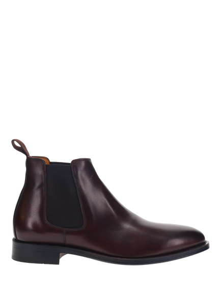 Jones Bootmaker Cheltenham Leather Chelsea Boots, Dark Brown, Dark Brown