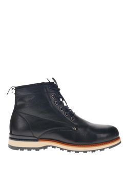 Jones Bootmaker Ealing Leather Lace Up Boots, Black