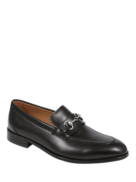 Jones Bootmaker Reece Suede Loafers - view 2, Black