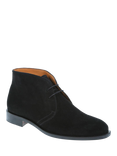 Jones Bootmaker Campbell Suede Desert Boots, Black