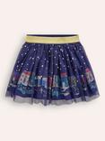 Mini Boden Kids' Fun Stars Tulle Skirt, Multi