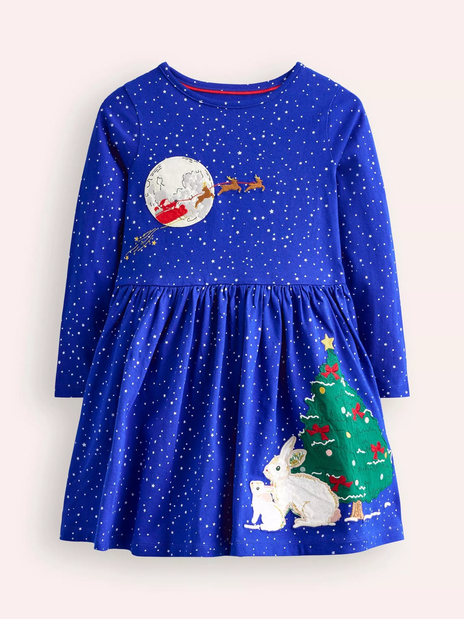 Mini Boden black cat dress sale size 5-6