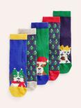 Mini Boden Kids' Socks, Pack of 5, Multi