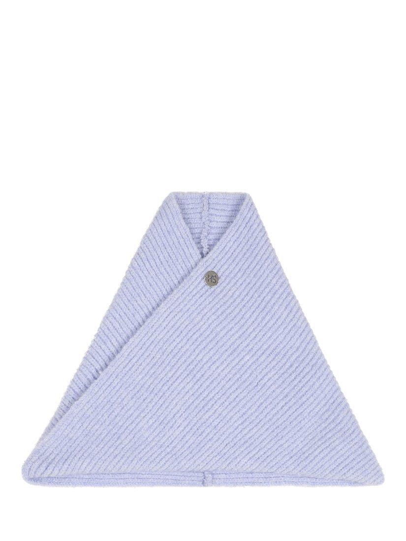 Product image 1 of 3, which shows HotSquash Ribbed Snood, Lilac