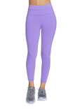 Skechers Go Walk Wear High Waisted 7/8 Gym Leggings, Neon Pink/Purple