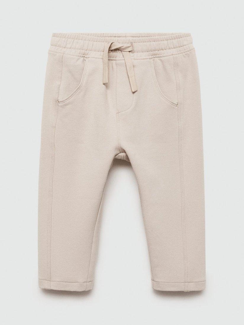 Mango Kids' Dhaka Trousers, Beige