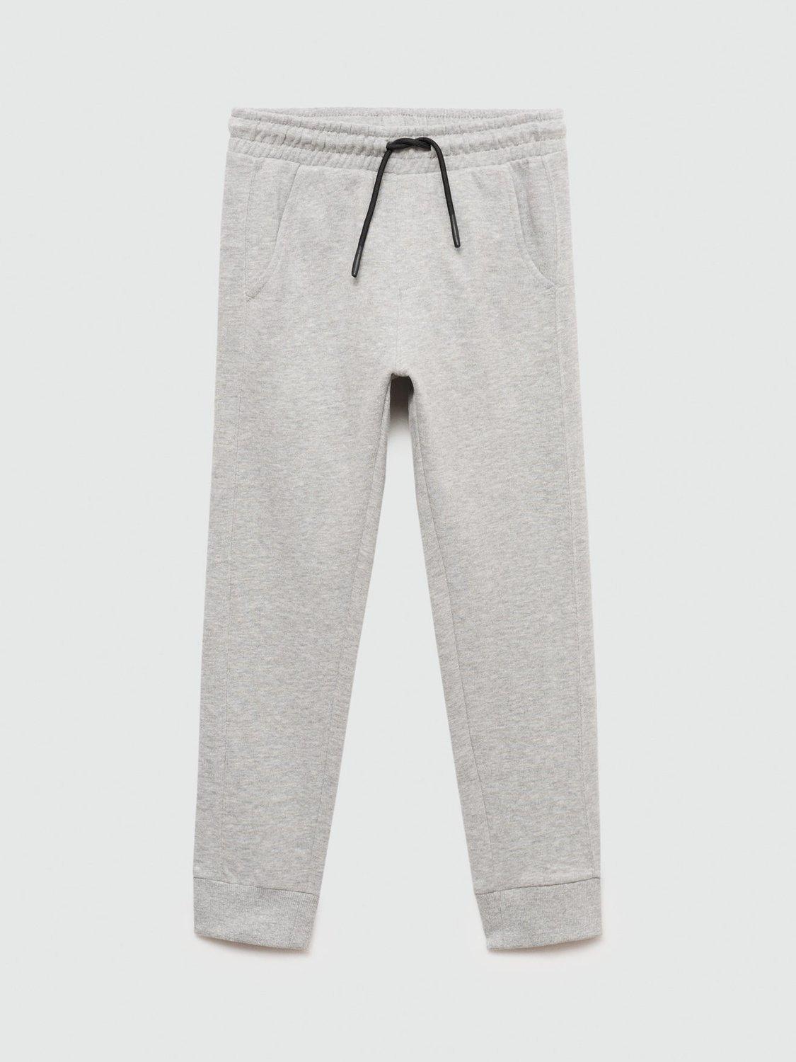 Mango Kids' Warm Joggers, Medium Grey