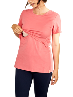 Bshirt Lift The Flap Nursing T-Shirt, Rose - view 2, Rose