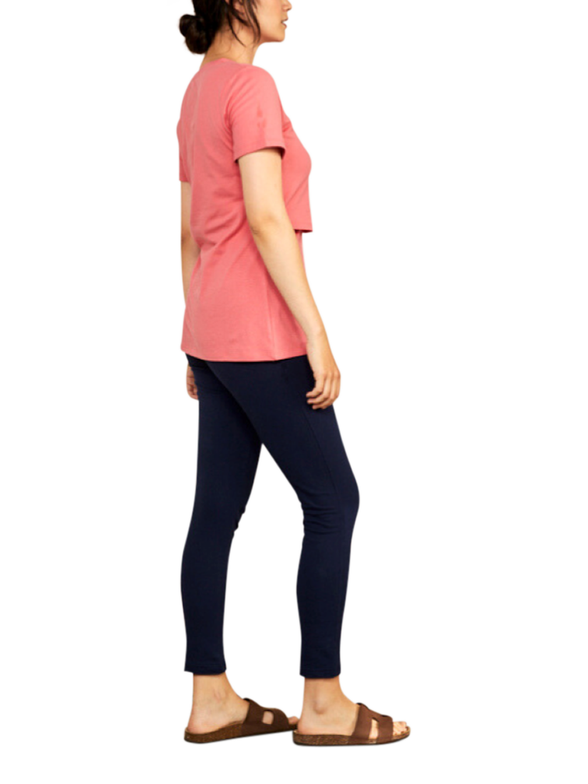 Product image 4 of 4, which shows Bshirt Lift The Flap Nursing T-Shirt, Rose, 8